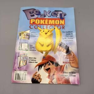 Beckett Pokémon Collector Issue #1 Sep 1999 TCG Price Guide Snap Yellow N64